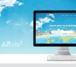 sito web per agenzia di viaggi, arvis.it