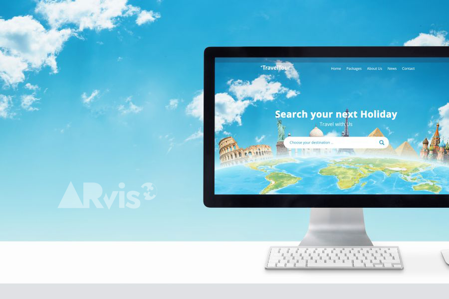 sito web per agenzia di viaggi, arvis.it